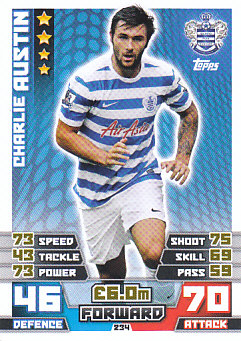 Charlie Austin Queens Park Rangers 2014/15 Topps Match Attax #234